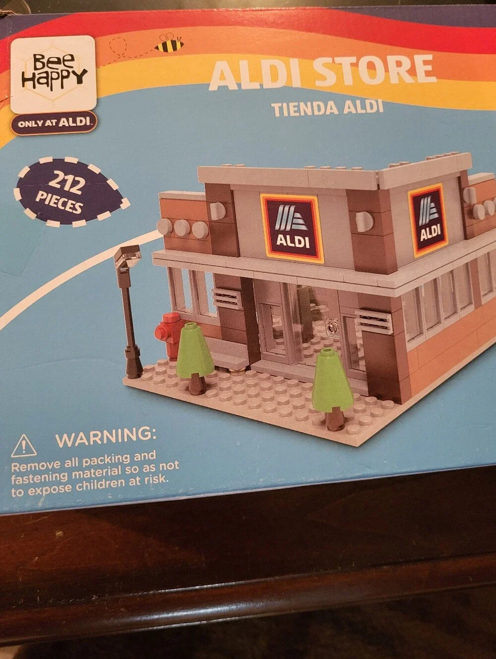 Aldi Play Kids Aldi Grocery Store 212 Pieces Building Bricks Play Set NIB